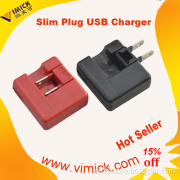 Slim USB Power Charger Adapter for iPhone/iPod Smartphone